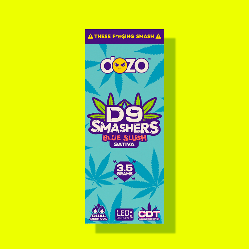 3.5g Dozo D9 Smashers THC-A Disposable
