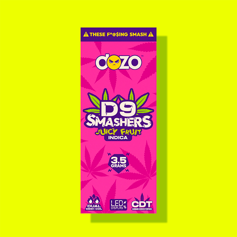 3.5g Dozo D9 Smashers THC-A Disposable