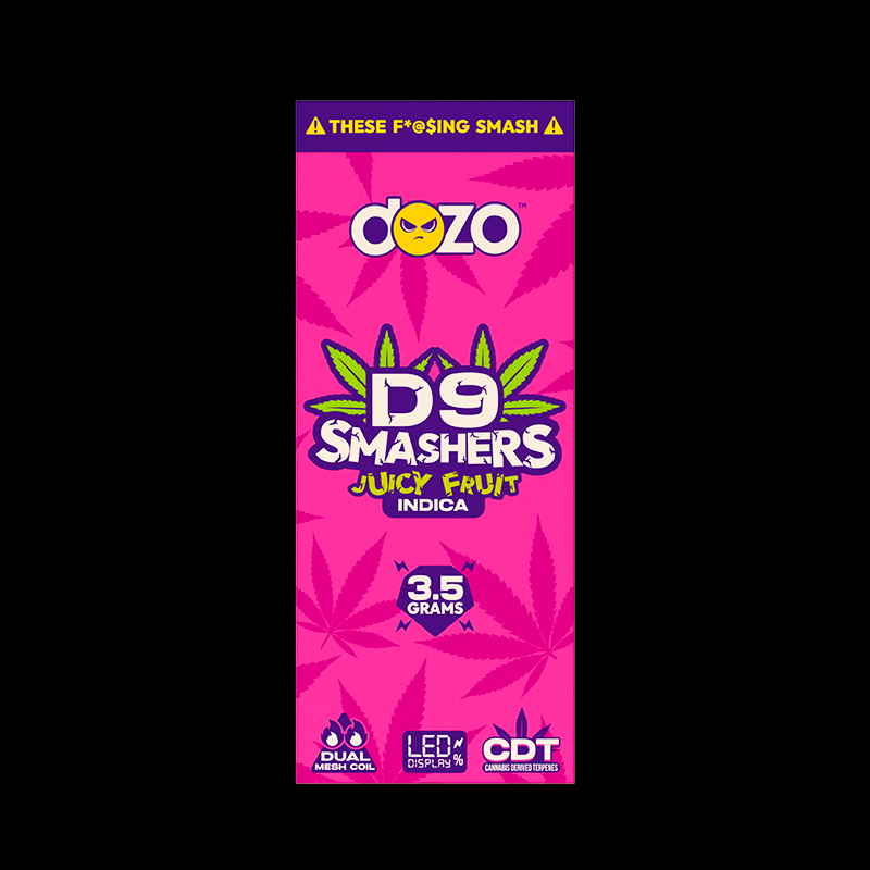 3.5g Dozo D9 Smashers THC-A Disposable