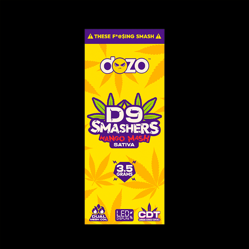 3.5g Dozo D9 Smashers THC-A Disposable
