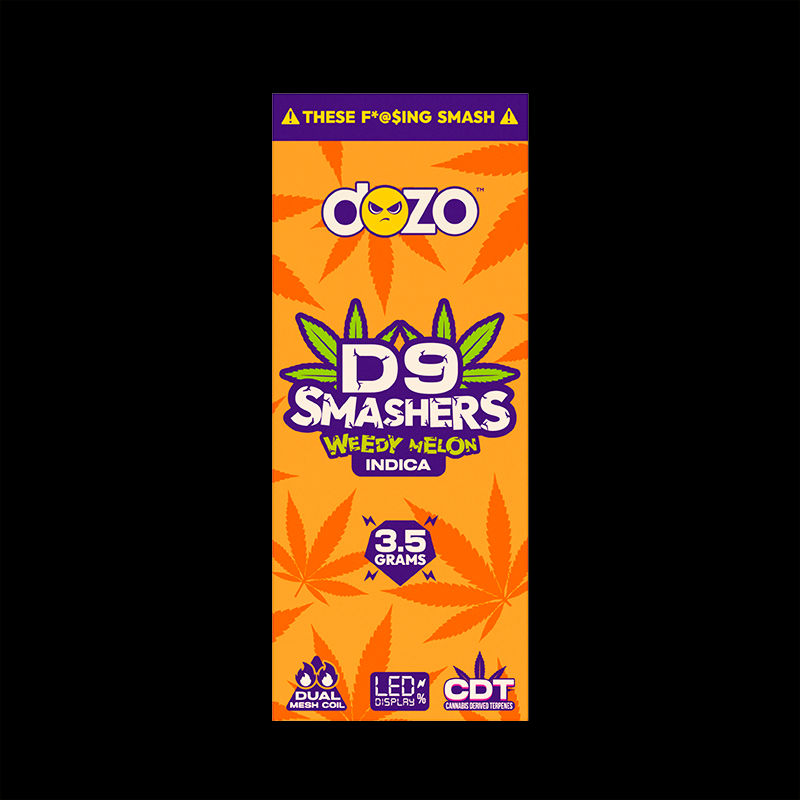 3.5g Dozo D9 Smashers THC-A Disposable