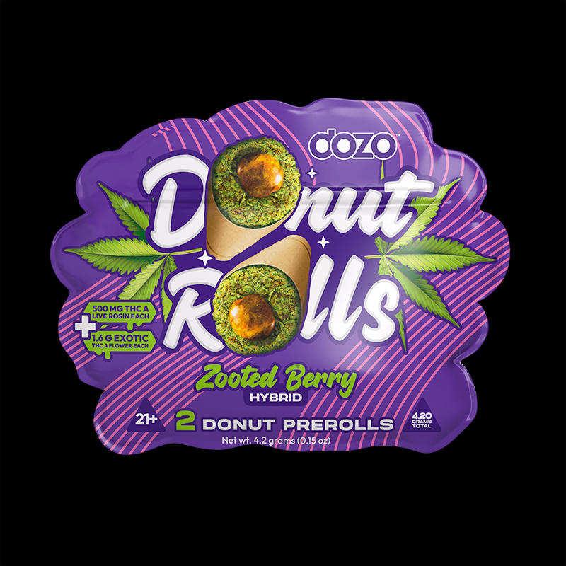 Dozo Donut Prerolls 4.20 g | Venom OG (Indica)