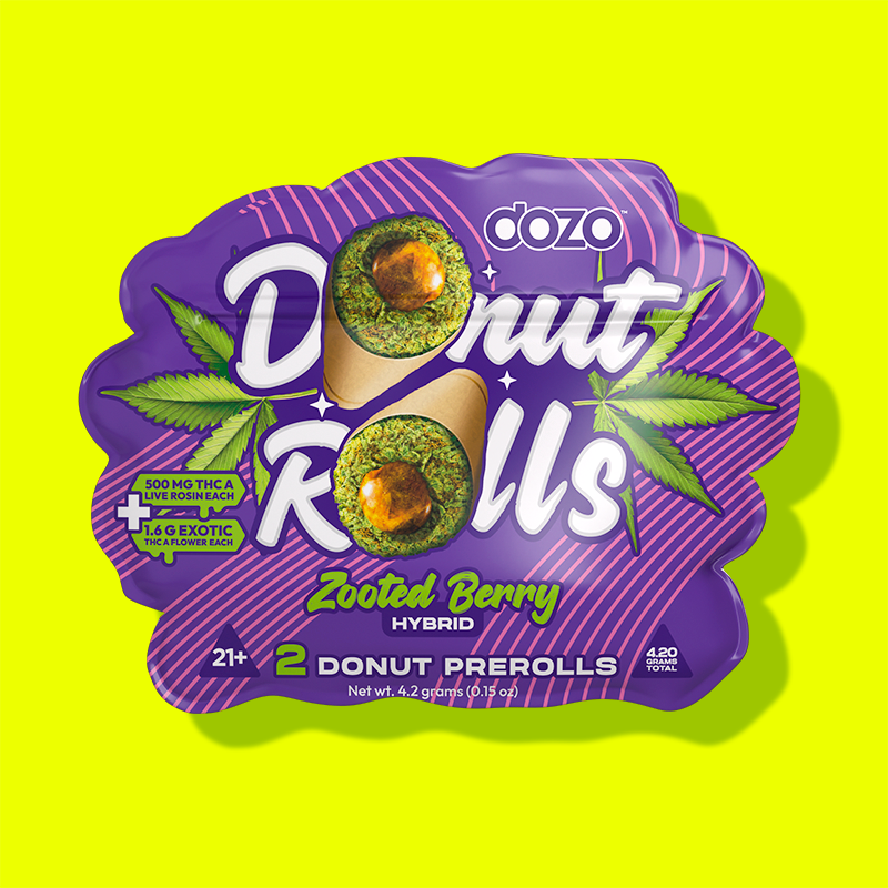 Dozo Donut Prerolls 4.20 g | Venom OG (Indica)