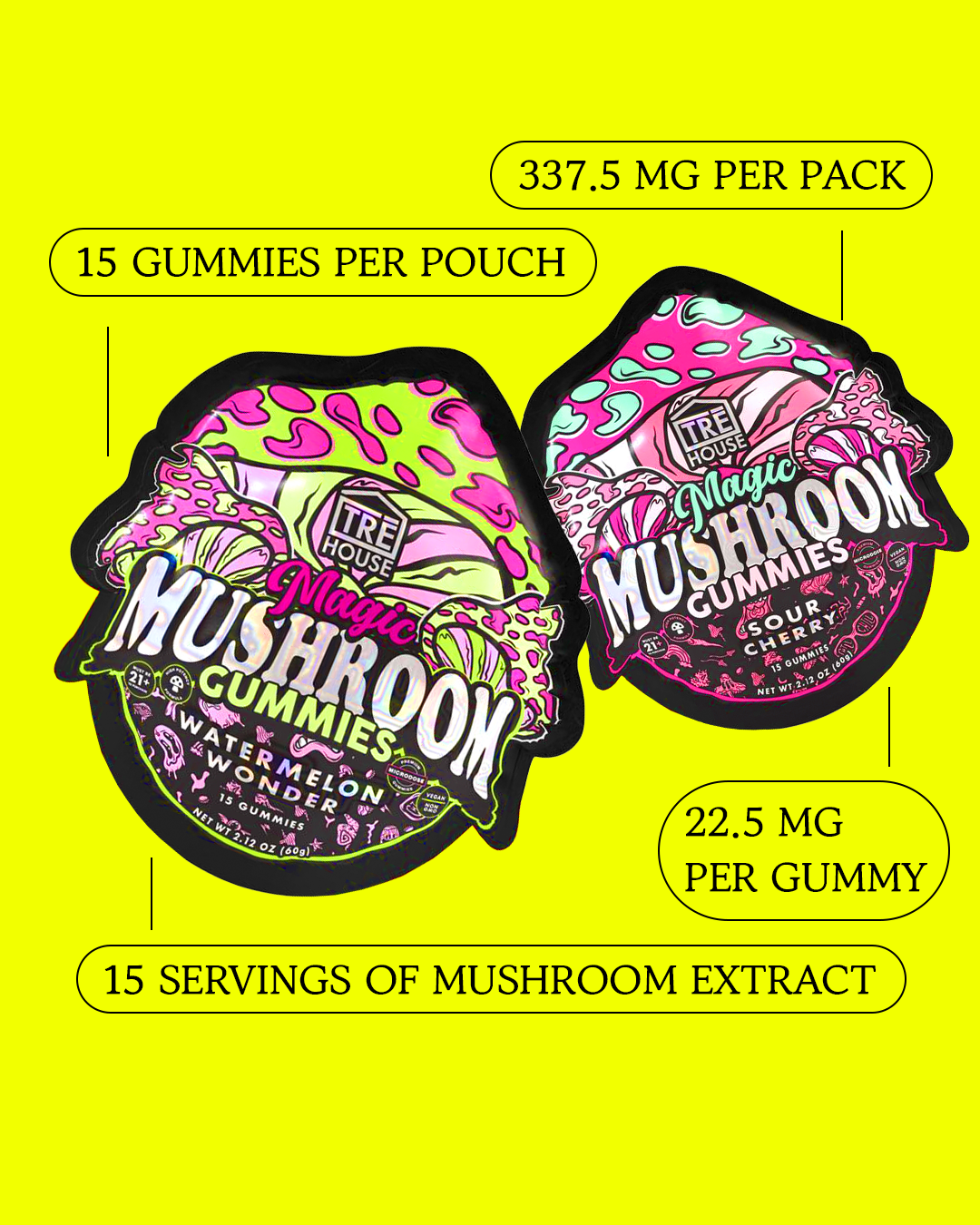Magic Mushroom Gummies | Tre House