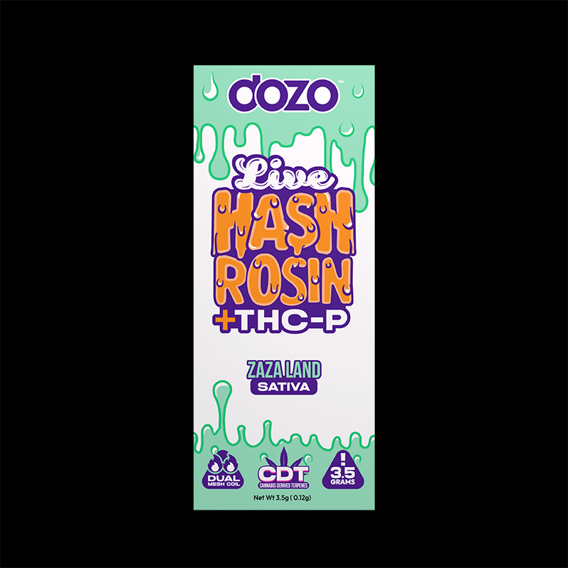 3.5g Dozo Live Hash Rosin THC-P Vape