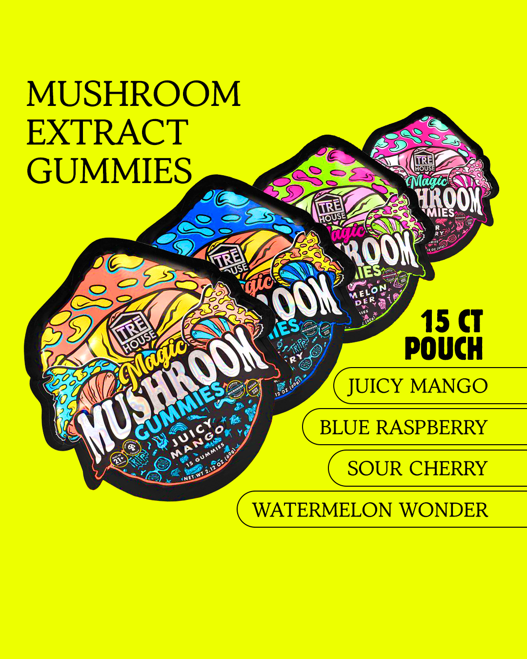 Magic Mushroom Gummies | Tre House