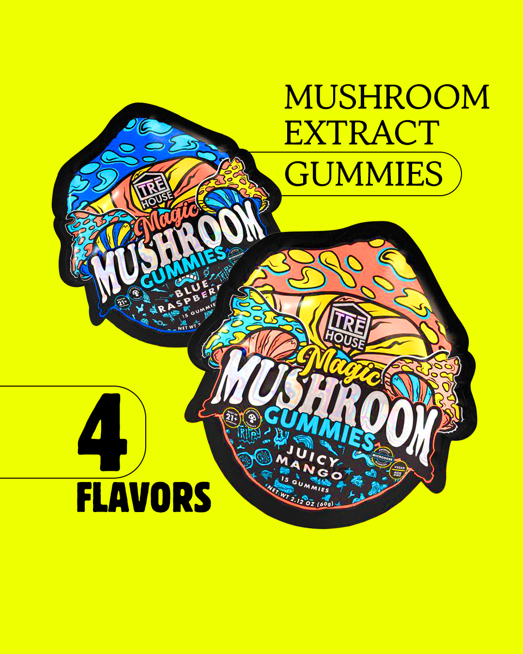 Magic Mushroom Gummies | Tre House