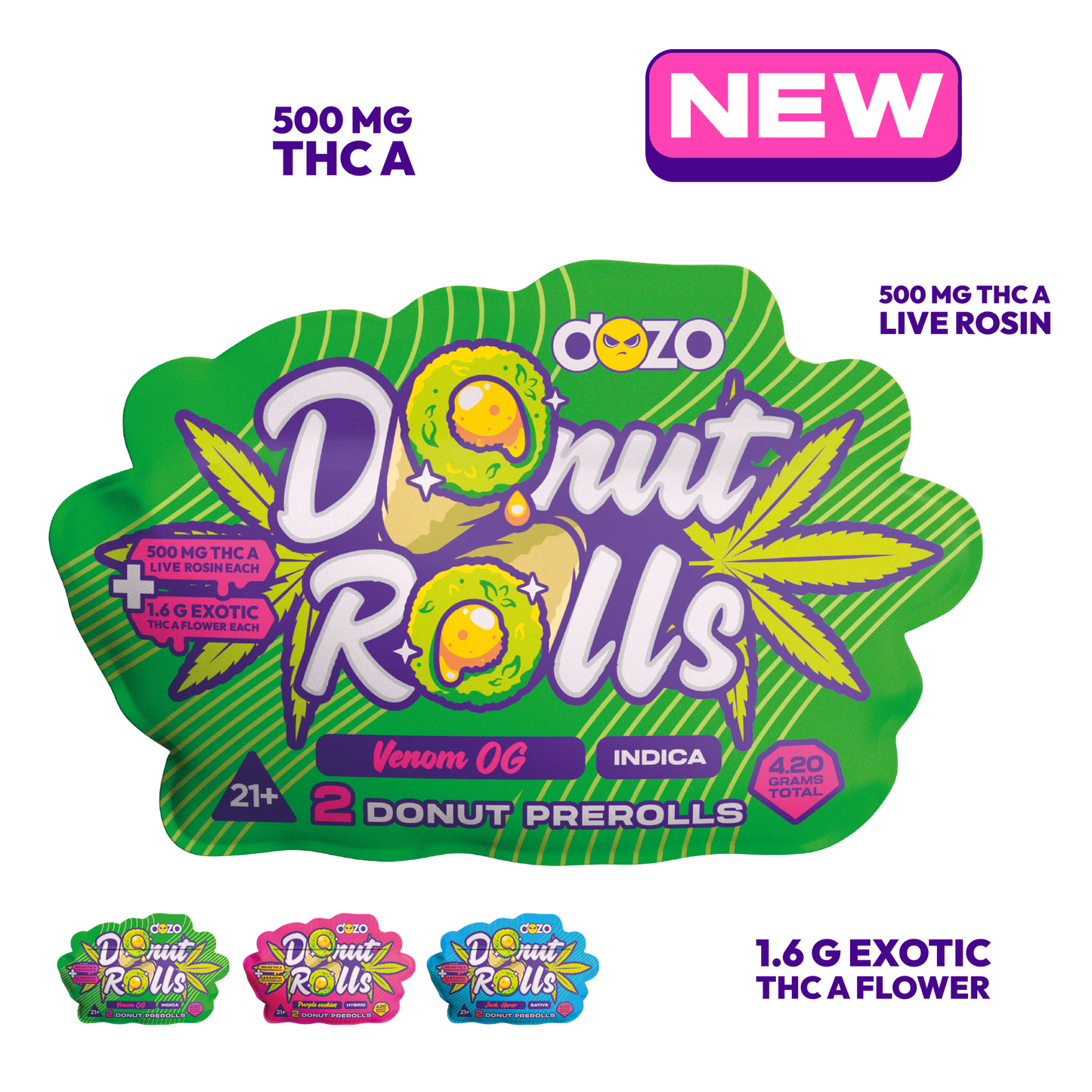 Dozo Donut Prerolls 4.20 grams