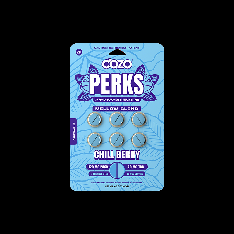 NEW 6ct Dozo PERKS 7-OH | 6ct (120 mg Per Pack)