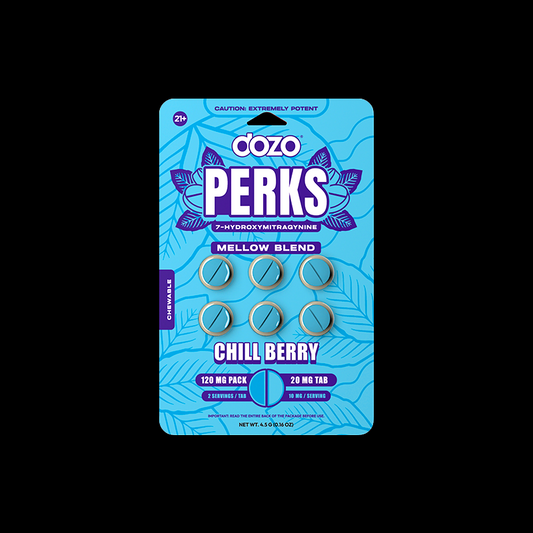 NEW 6ct Dozo PERKS 7-OH | 6ct (120 mg Per Pack)