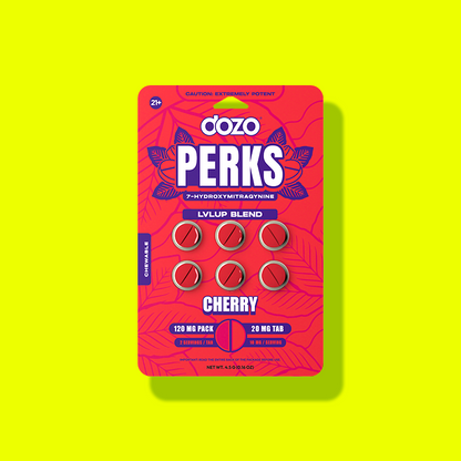 NEW 6ct Dozo PERKS 7-OH | 6ct (120 mg Per Pack)