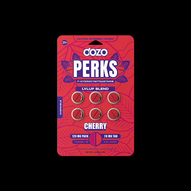 NEW 6ct Dozo PERKS 7-OH | 6ct (120 mg Per Pack)